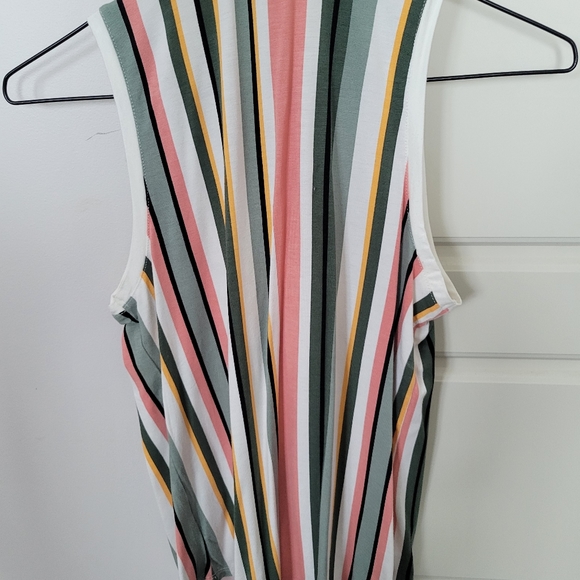 Dex multi color striped tank. Size XS - Picture 3 of 3